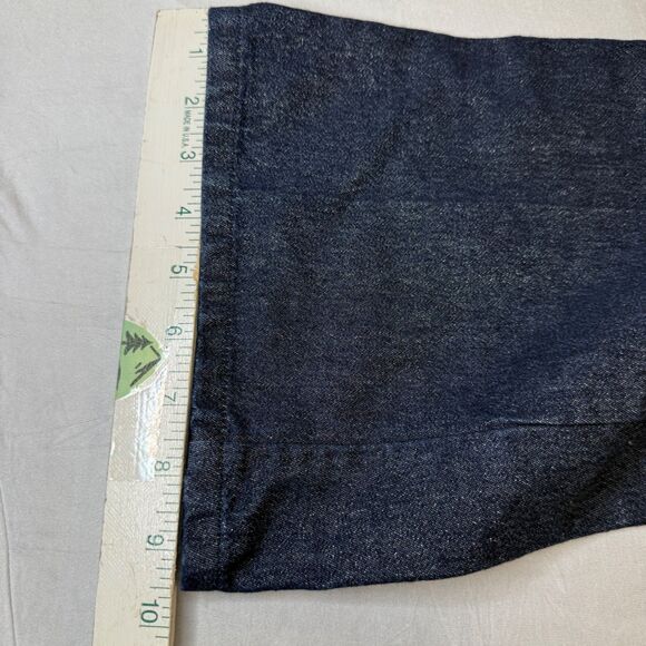 Old Navy Women's 8 Vintage Y2K Wide-Leg Metallic Denim Trousers - Picture 7 of 13